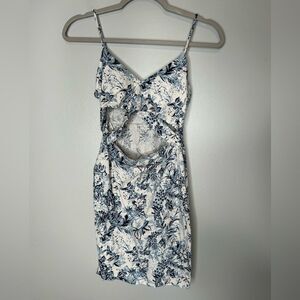 Intimately Free People Printed Dress with cutout